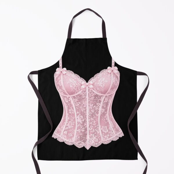 Item preview, Illusion Corset Pink Lace Coquette Romantic Aesthetic Fashion designed and sold by ArcanePrintsxo.