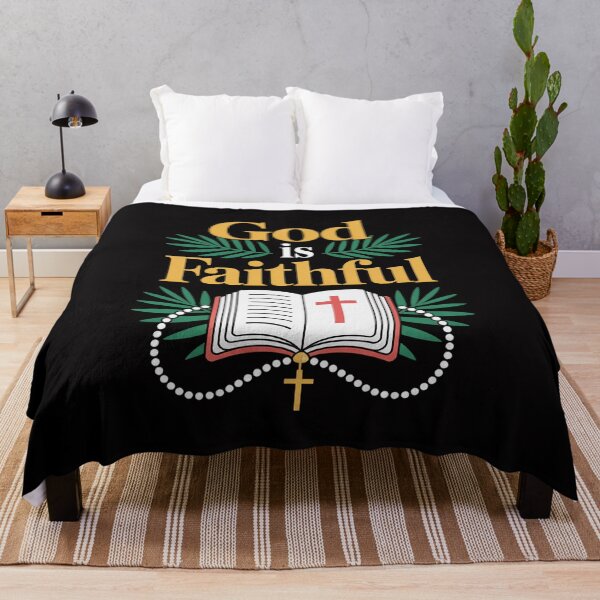 Item preview, Catholic Religious Gift Palm Sunday Easter- God is Faithful designed and sold by berniceschm.