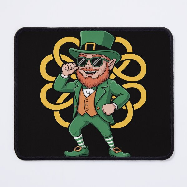 Item preview, Celtic Shamrock Cool Leprechaun Floss Dance St Patricks Day designed and sold by berniceschm.