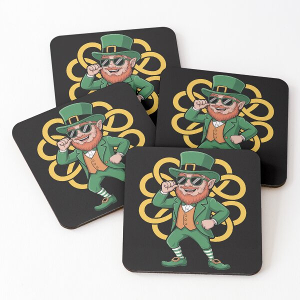 Item preview, Celtic Shamrock Cool Leprechaun Floss Dance St Patricks Day designed and sold by berniceschm.