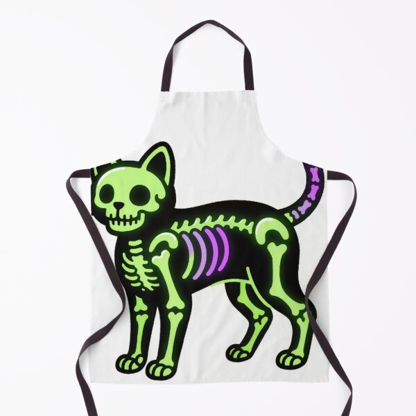 Item preview, Bright Neon Cat Skeleton Graphic Art designed and sold by Wonderful Designs.