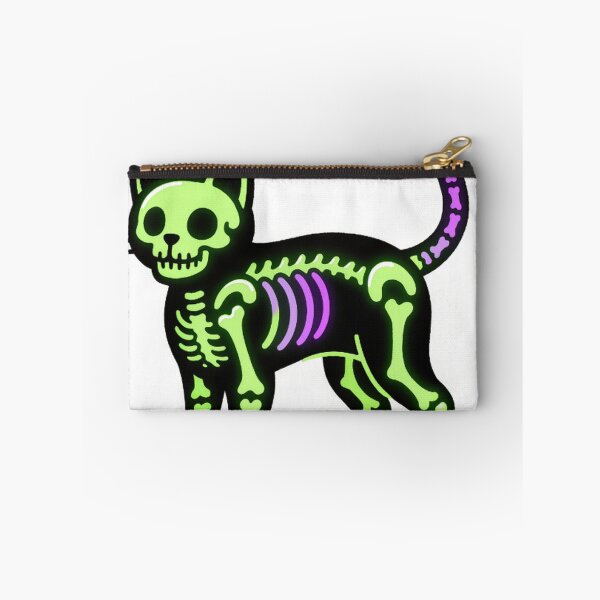 Item preview, Bright Neon Cat Skeleton Graphic Art designed and sold by Wonderful Designs.