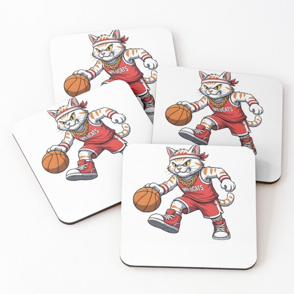 Item preview, Basketball Cat Wildcat Jersey Sports Cat Basketball Player designed and sold by NoPurrsGiven.