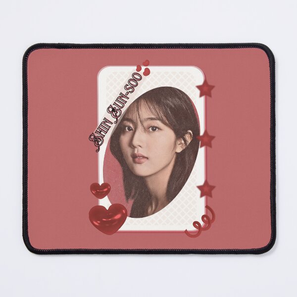 Item preview, Shin Eun-soo Korean actress South Korean celebrity K-drama star Korean film  illustration Red Aesthetic Collage Design designed and sold by AJUNICE STUDIO.