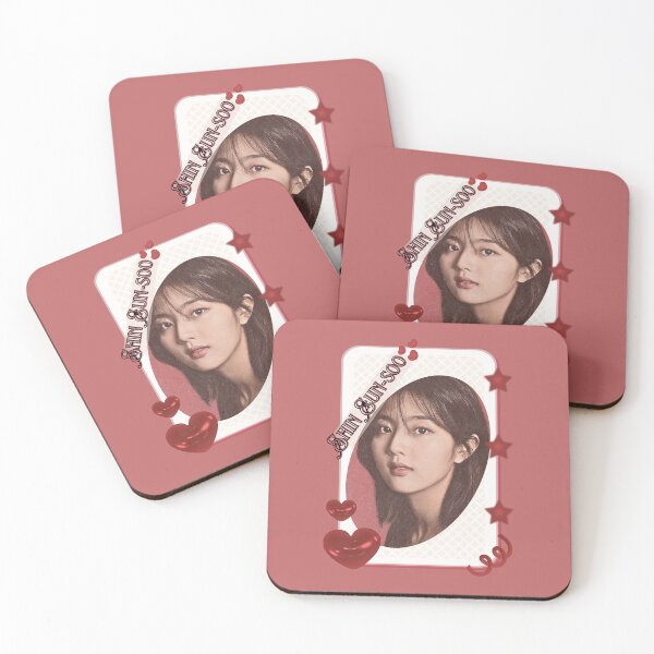 Item preview, Shin Eun-soo Korean actress South Korean celebrity K-drama star Korean film  illustration Red Aesthetic Collage Design designed and sold by AJUNICE STUDIO.
