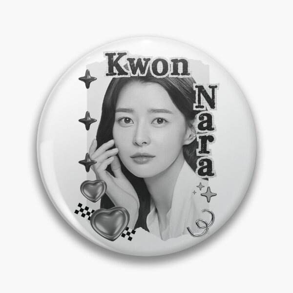 Item preview, Kwon Nara - Kwon Ah-yoon Korean actress South Korean celebrity K-drama star Korean film n Black and White Collage Digital Art Portrait designed and sold by AJUNICE STUDIO.