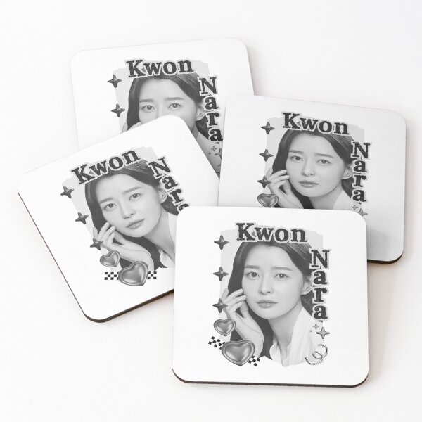 Item preview, Kwon Nara - Kwon Ah-yoon Korean actress South Korean celebrity K-drama star Korean film n Black and White Collage Digital Art Portrait designed and sold by AJUNICE STUDIO.