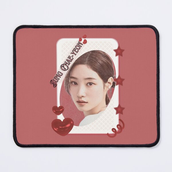 Item preview, Jung Chae-yeon Korean actress South Korean celebrity K-drama star Korean film  illustration Red Aesthetic Collage Design designed and sold by AJUNICE STUDIO.