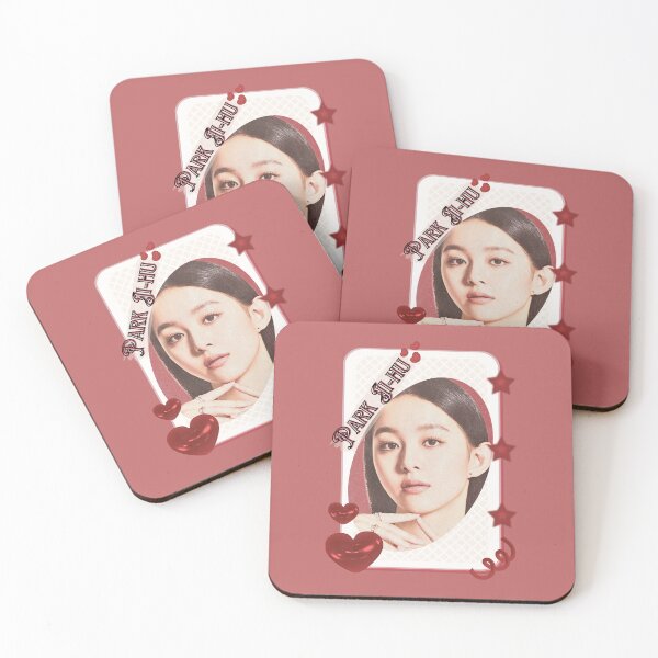 Item preview, Park Ji-hu (박지후) Korean actress South Korean celebrity K-drama star Korean film  illustration Red Aesthetic Collage Design designed and sold by AJUNICE STUDIO.