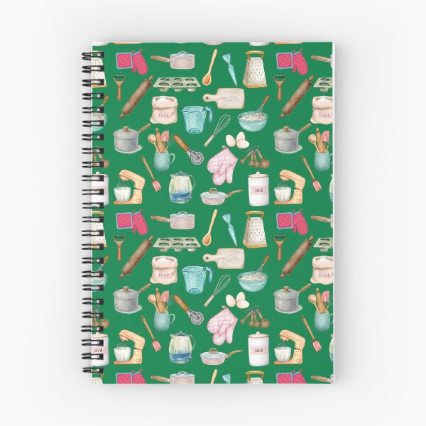Item preview, Watercolor Baking Tools & Kitchen Utensils Clipart | Cozy Cooking Illustration Set - GREEN designed and sold by PAPIRO SIGLO XXI.