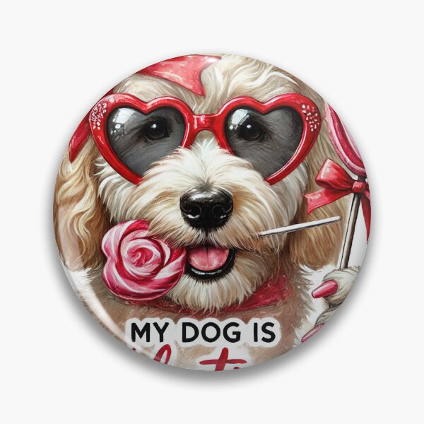 Item preview, Valentine pup  Valentine puppy  My Valentine dog  Valentine’s Day dog designed and sold by C166.