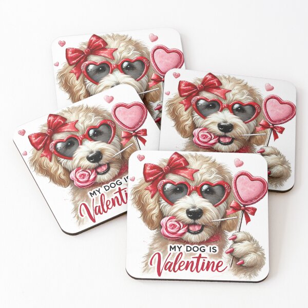 Item preview, Valentine pup  Valentine puppy  My Valentine dog  Valentine’s Day dog designed and sold by C166.