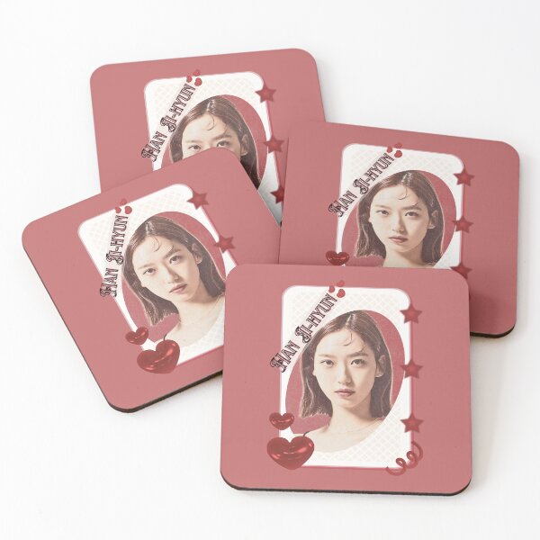 Item preview, Han Ji-hyun (한지현) Korean actress South Korean celebrity K-drama star Korean film  illustration Red Aesthetic Collage Design designed and sold by AJUNICE STUDIO.