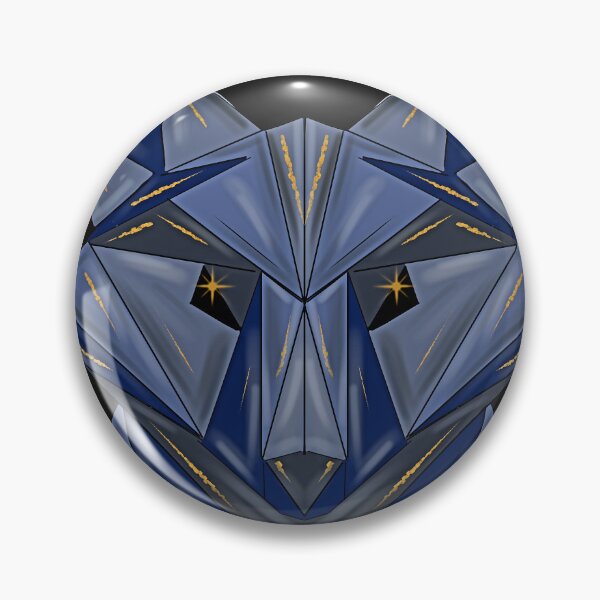 Item preview, Geometric Wolf Illustration – Mystical & Modern designed and sold by Kmaciulyte94.