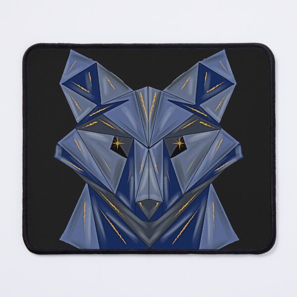 Item preview, Geometric Wolf Illustration – Mystical & Modern designed and sold by Kmaciulyte94.
