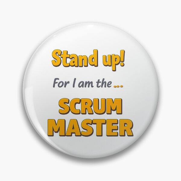 Artikelvorschau, Scrum Master Stand Up entworfen und verkauft von benandfreya.