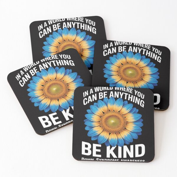 Item preview, Be Kind World Down Syndrome Day 321 Awareness Sunflower designed and sold by sonlylya.