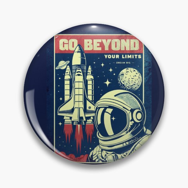 Item preview, Go Beyond Your Limits: Space Adventure Poster designed and sold by Rue Market.