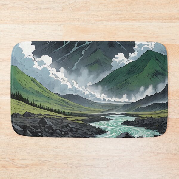 Item preview, Emerald Tundra, Black Rivers designed and sold by HorizonHues.