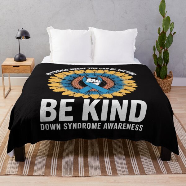 Item preview, Be Kind Down Syndrome Awareness Ribbon Sunflower Kindness designed and sold by berniceschm.