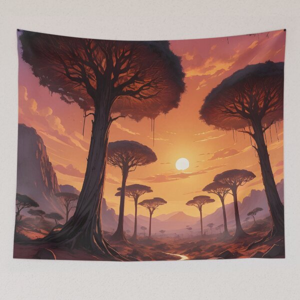 Item preview, Umbrella Canopies in Golden Light designed and sold by HorizonHues.
