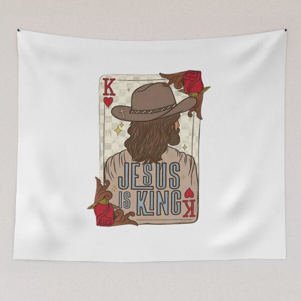 Item preview, Jesus Is King Playing Card designed and sold by Oniyasha.