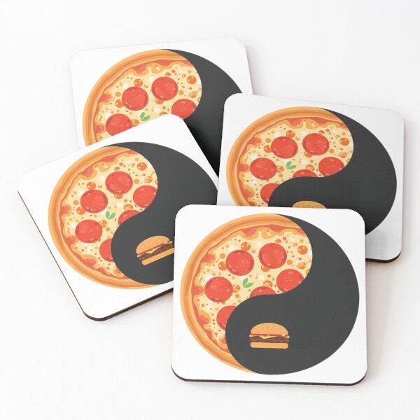 Item preview, Funny Foodie Yin Yang The Ultimate Balanced Diet designed and sold by QuikFun.