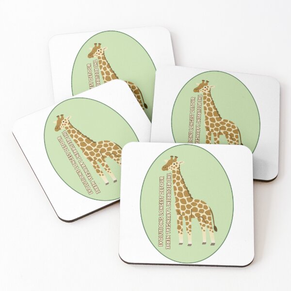 Item preview, Giraffe - The Recurrent Laryngeal Nerve Evolution's Longest Detour - Atheist Animals  designed and sold by EvergreenRevolt.