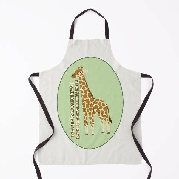 Item preview, Giraffe - The Recurrent Laryngeal Nerve Evolution's Longest Detour - Atheist Animals  designed and sold by EvergreenRevolt.