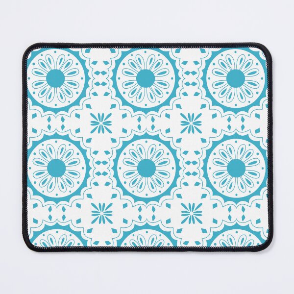 Item preview, Light Blue Tiles Pattern designed and sold by Green Crayon Art.