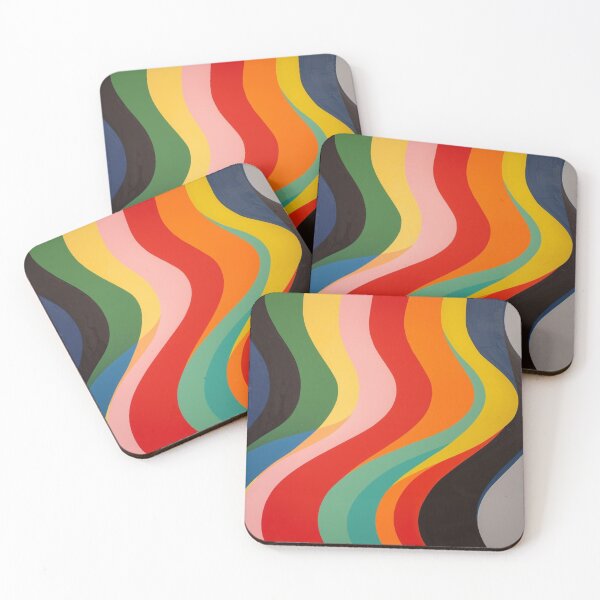 Item preview, Wavy Color Band Flow designed and sold by Harmonic_Layers.