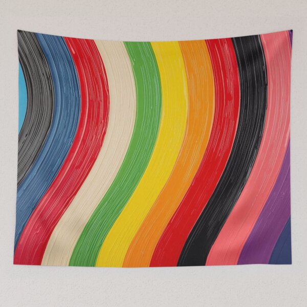 Item preview, Wavy Rainbow Color Flow designed and sold by Harmonic_Layers.