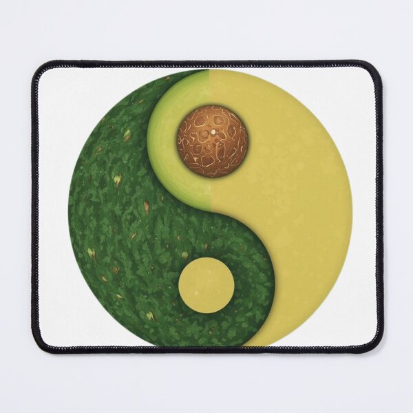 Item preview, Funny Avocado Yin Yang Balance designed and sold by QuikFun.