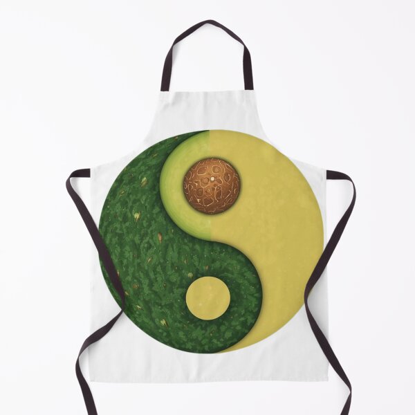 Item preview, Funny Avocado Yin Yang Balance designed and sold by QuikFun.