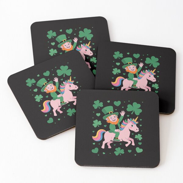 Item preview, Leprechaun Riding A Unicorn St Patricks Day designed and sold by AnimeManga2D.