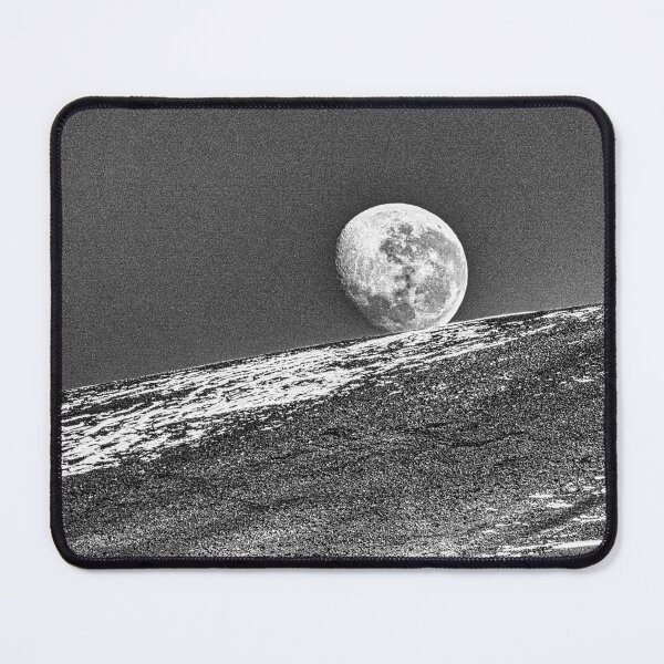 Item preview, Moonset over the Mountain Flank - Black and White designed and sold by Keltoi-art.