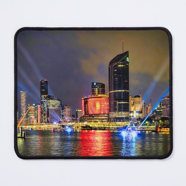 Item preview, Brisbane Skyline at Night designed and sold by pcole123.