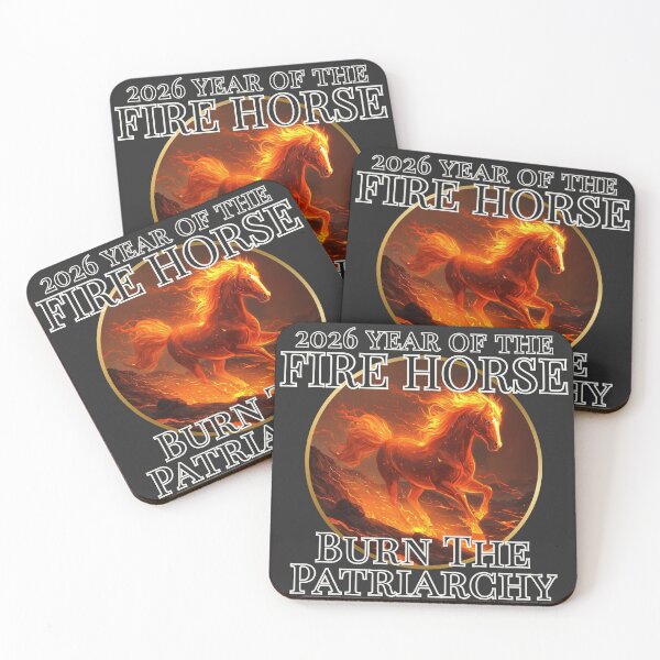 Item preview, 2026 Year of the Horse - Fire Horse - Burn the Patriarchy designed and sold by EvergreenRevolt.