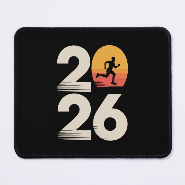 Item preview, 2026 Running Into Sunset - New Year Fitness Journey designed and sold by DarylWelsh2024.
