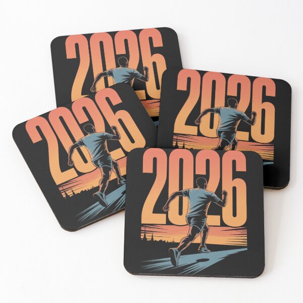 Item preview, Running Into 2026 - Sunset Stride New Year Motivation designed and sold by DarylWelsh2024.