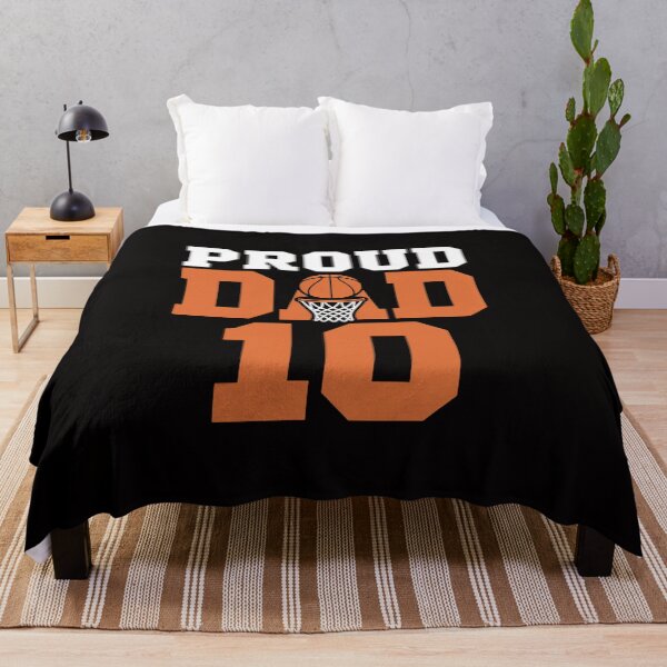 Item preview, Custom Proud Basketball Dad Number 10 Personalized For Men designed and sold by AnimeManga2D.