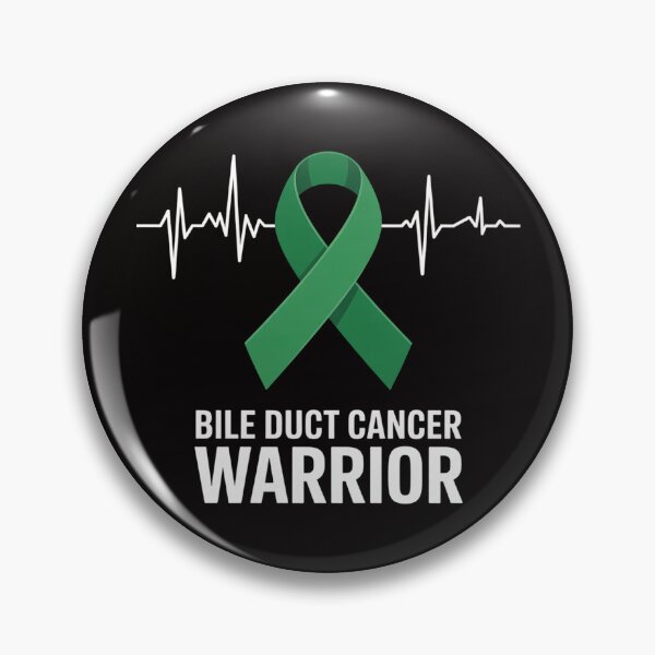 Item preview, Bile Duct Cancer Awareness Love Heartbeat Green Ribbon designed and sold by AnimeManga2D.