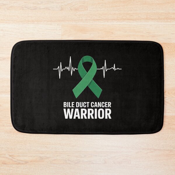 Item preview, Bile Duct Cancer Awareness Love Heartbeat Green Ribbon designed and sold by AnimeManga2D.
