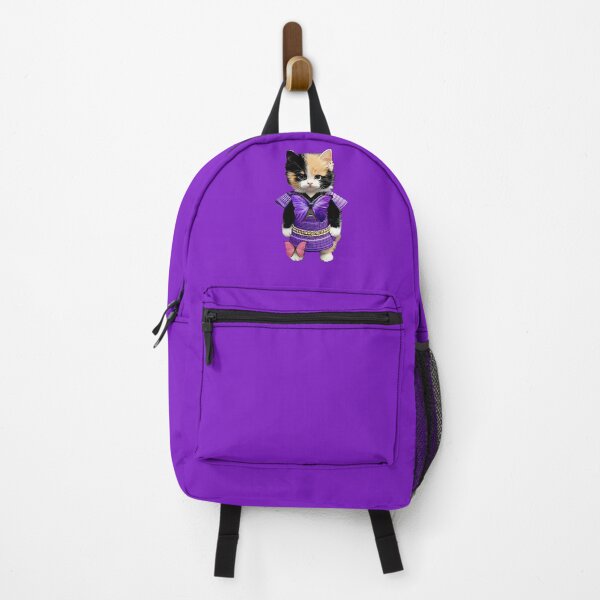 Item preview, Little Sammy The Calico Samurai Kitten Purple designed and sold by ParisPoet.