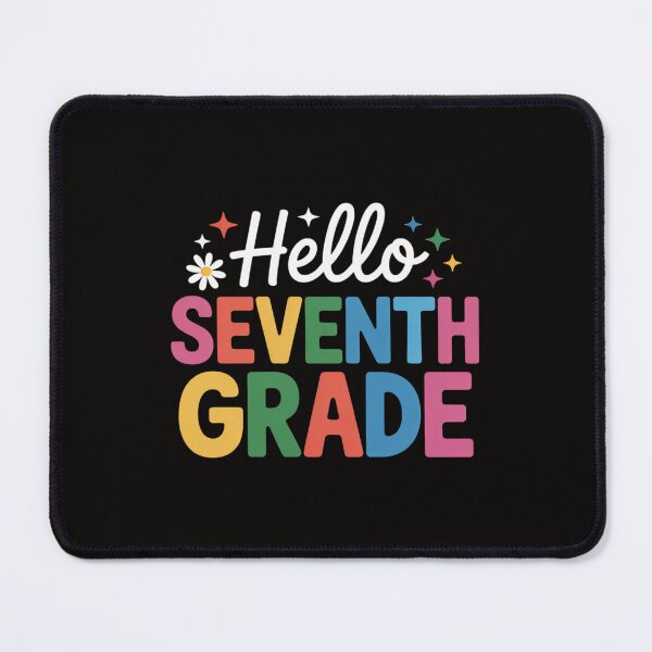 Item preview, First Day Of School Teacher Hello 7th Grade Groovy Flower designed and sold by banbopbii.