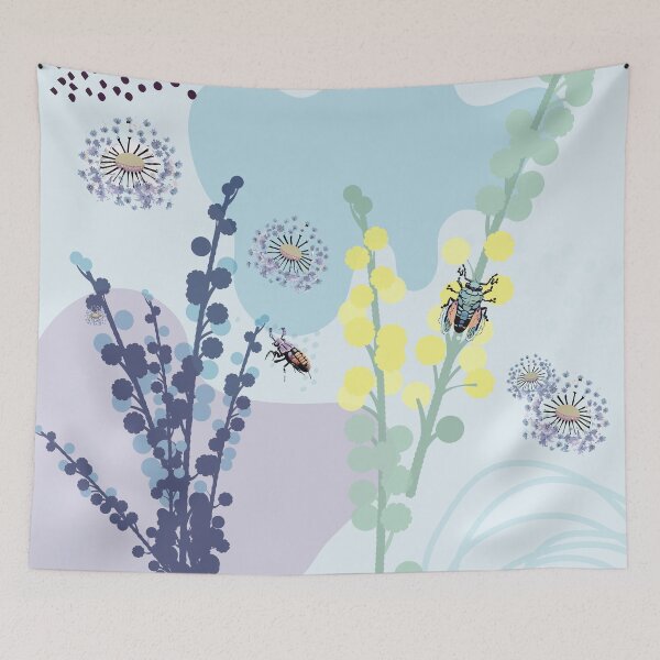 Item preview, Abstract Golden Wattle Modern Acacia Illustrative Design designed and sold by Vin  Zzep.