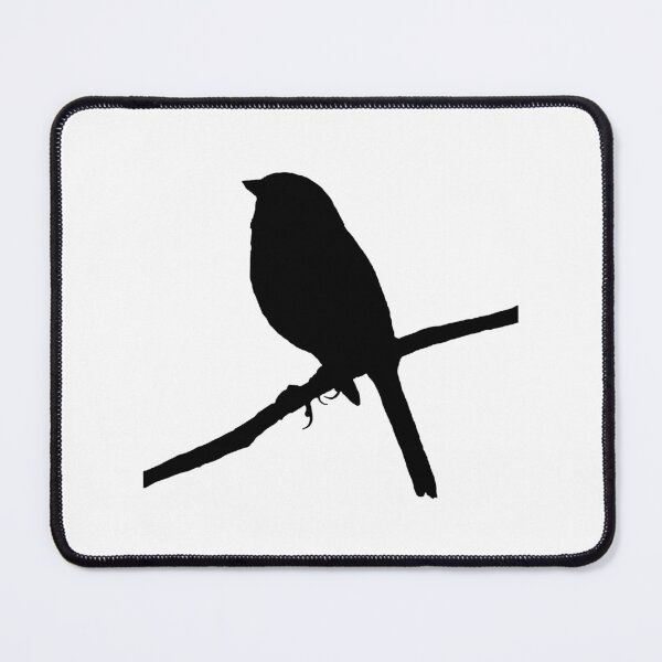 Item preview, Junco bird on a branch silhouette designed and sold by KRFNatureGifts.