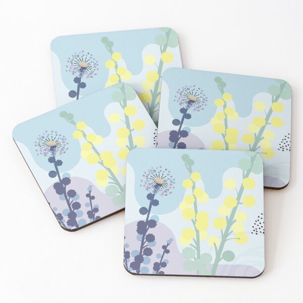 Item preview, Abstract Golden Wattle Modern Acacia Illustrative Design designed and sold by Vin  Zzep.