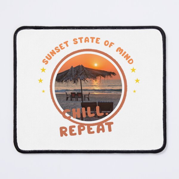 Item preview, Sunset state of mind Chill designed and sold by Vibewear27.