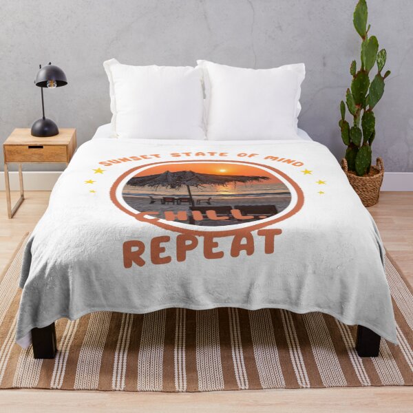 Item preview, Sunset state of mind Chill designed and sold by Vibewear27.